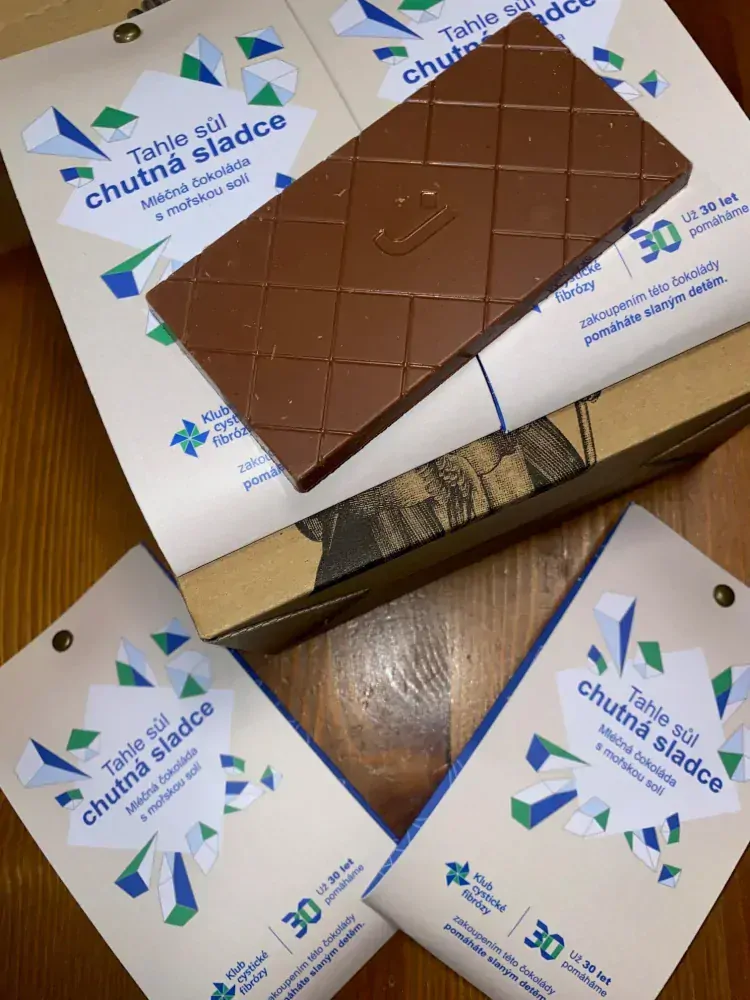 Slaná čokoláda Jordis 50 g